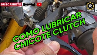 LUBRICANDO CHICOTE DE CLUTCH