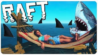 RAFT - マルチプレイヤービルディングアップデート、巨大サメ襲撃サバイバルゲーム！ - Raftゲームプレイ screenshot 2
