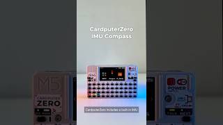 Explore the built-in BMI270 + BMM150 sensors on CardputerZero with the Compass app.