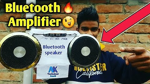 How To Make Bluetooth Speaker