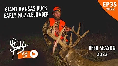 GIANT Velvet Whitetail | KANSAS Early Muzzleloader Season