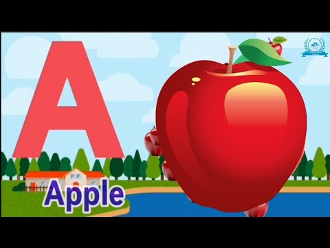 A for apple, Abcd, A for apple |  Learn The 26 Letters Of The English Alphabet  | Nursery Rhymes