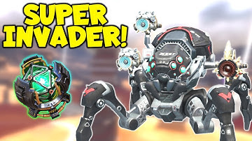 Wow! Super INVADER Is Unstoppable With New Repair Amplifier Module War Robots Mk3 Spider Gameplay