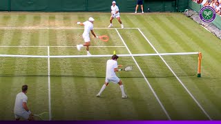 Is this the most BIZARRE way to lose a set? | Headshot on set point! | Wimbledon 2025