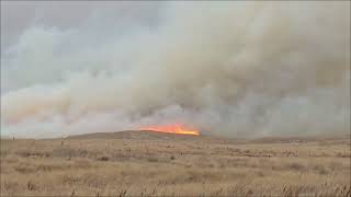 RAW FOOTAGE: Farmers Disc Firebreaks as Wildfire Burns 548,000+ Acres in Nebraska