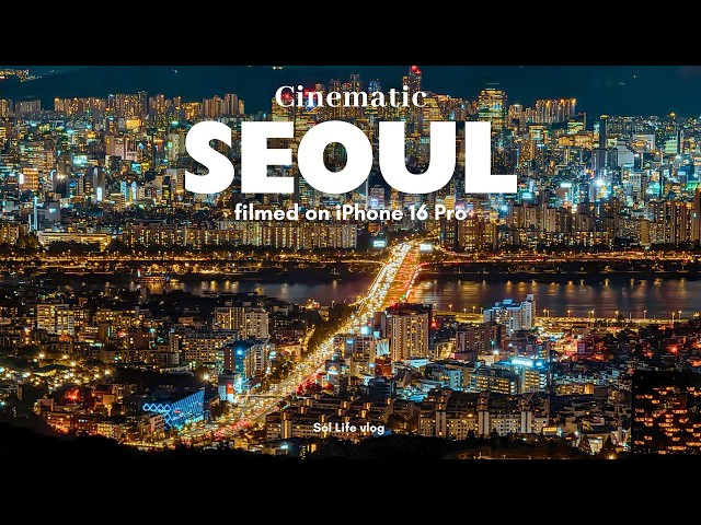 Travel vlog - 3 day itinerary of Seoul , Korea | Exploring Seoul City, VLOG filmed on iPhone 