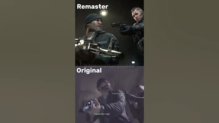 MW2 Soap And Price Comparison - Normal Vs Remaster #callofduty #modernwarfare2  #foryou #gaming