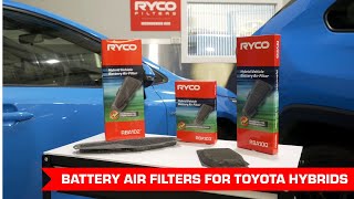 Ryco Battery Air Filters for Toyota Hybrids
