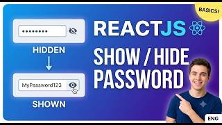 Show/Hide password toggle feature in ReactJS