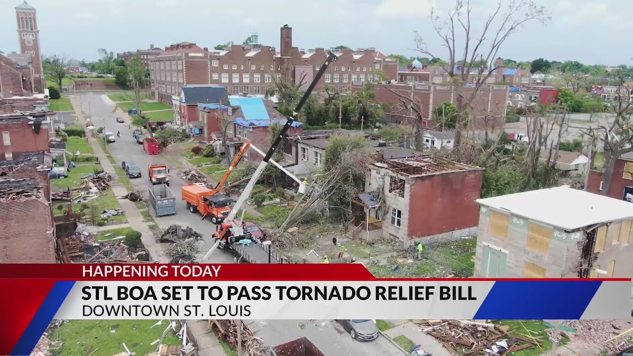 St. Louis City Board of Aldermen aims to pass tornado relief bill, secure more funds