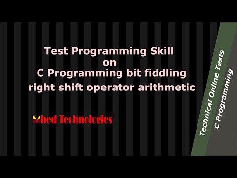A C Programming question on right shift operator arithmetic