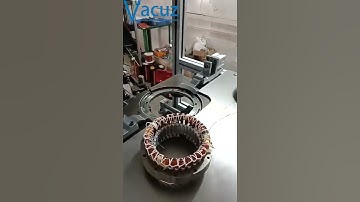 Double Side Table Fan Induction Motor Automatic Stator Coil Wire Binding Lacing Machine Equipment