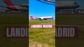 LANDINGS MADRID🛬| Iberia, aireuropa, Ryanair,azul #aviation #madridairport #landing #iberia #epic