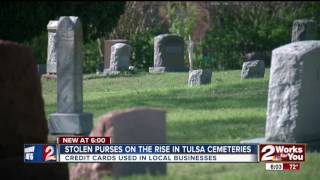 Purse thefts on the rise in Tulsa cemeteries