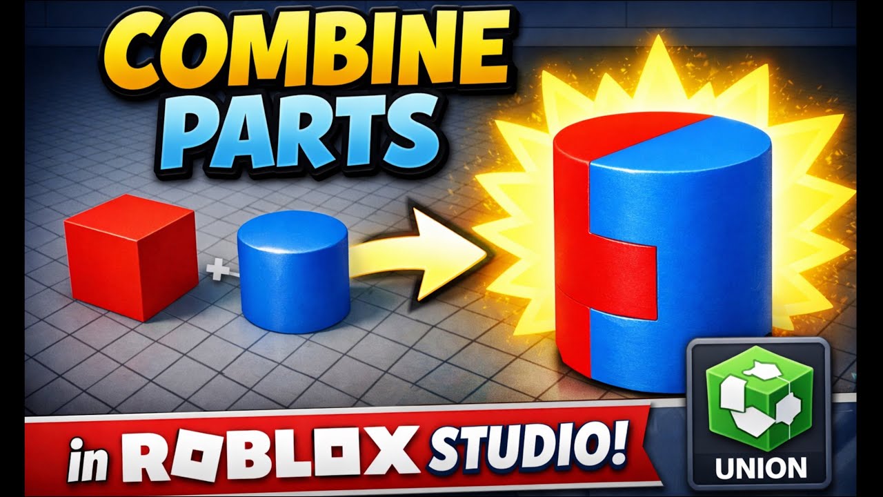 How to Find & Use UNION in Roblox Studio (Beginner Friendly)