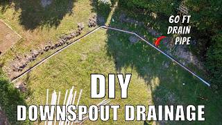 The perfect downspout drainage system