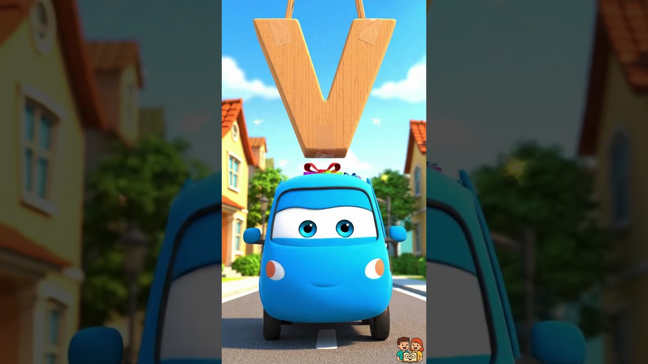 "Приключение на автомобилях от U до Z! 🚓Изучаем азбуку автомобилей! 