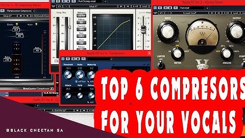 🇿🇦🔥TOP 6 COMPRESSORS FOR VOCALS ON CUBASE 5 2022