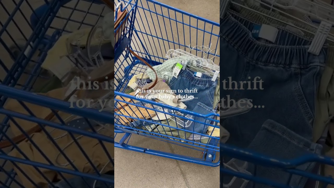 This is your sign to thrift your baby's clothes... 