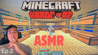 ASMR Gaming - MINECRAFT HARDCORE |  House building