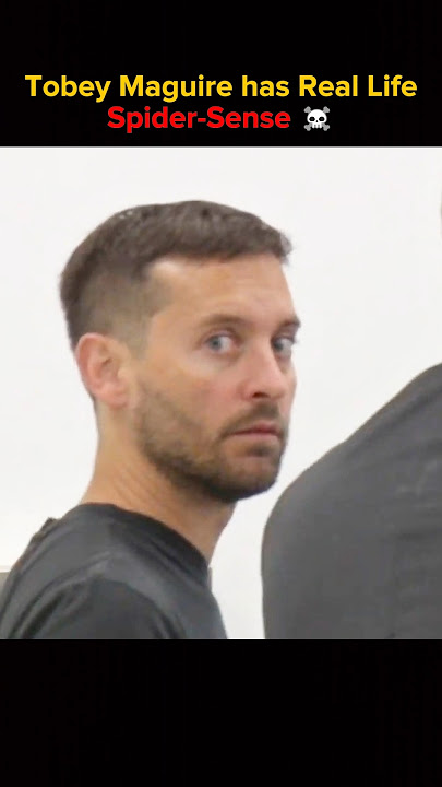 Tobey Maguire Has Real Life Spider-Sense ☠️ #shorts
