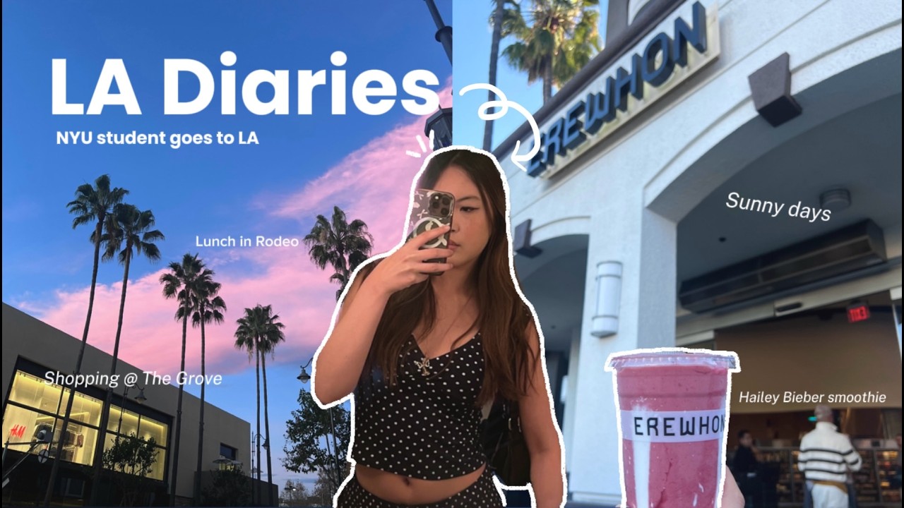 UNI DAYS 👩🏻‍💻🌴: NYU LA orientation, shopping in beverly hills, tour of my college apartment