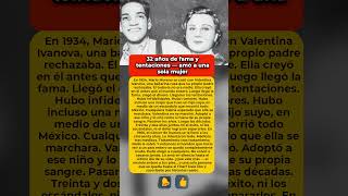 32 años de fama y tentaciones — amó a una sola mujer #Cantinflas #amor #fidelidad