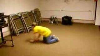 Boy Throws Ball In Church