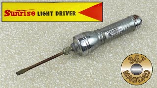 Sunrise Light Driver Flashlight Screwdriver Restoration