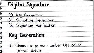Lecture 24 | Digital Signature - Information Security