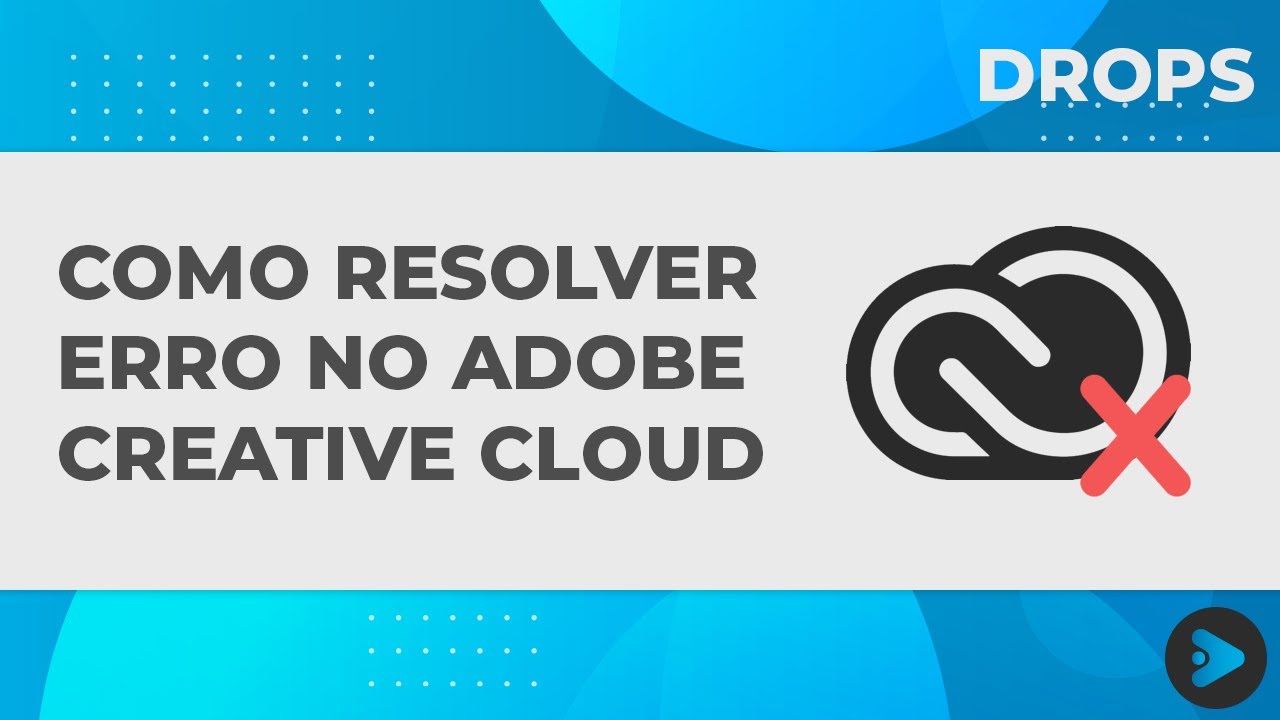 Como corrigir o ERRO de biblioteca da Adobe Creative Cloud - YouTube