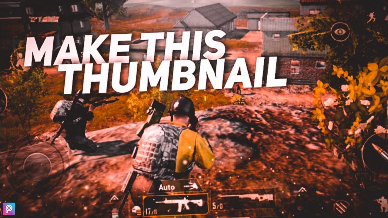 How To Make Thumbnail Like Solo Rush On Android | Pubg Montage Thumbnail Tutorial | Mxe
