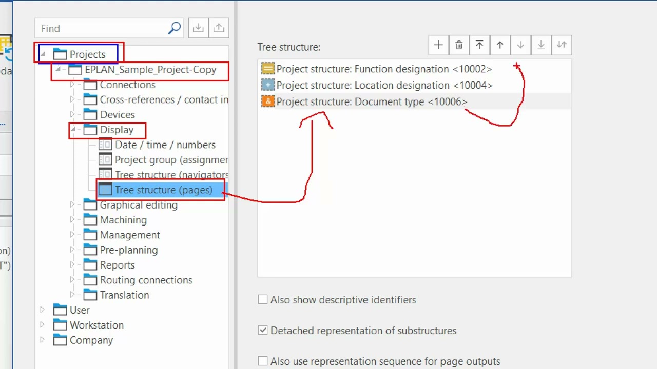 Eplan: Terminal accessories graphic in terminal diagram report
