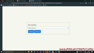 Simple Note App System