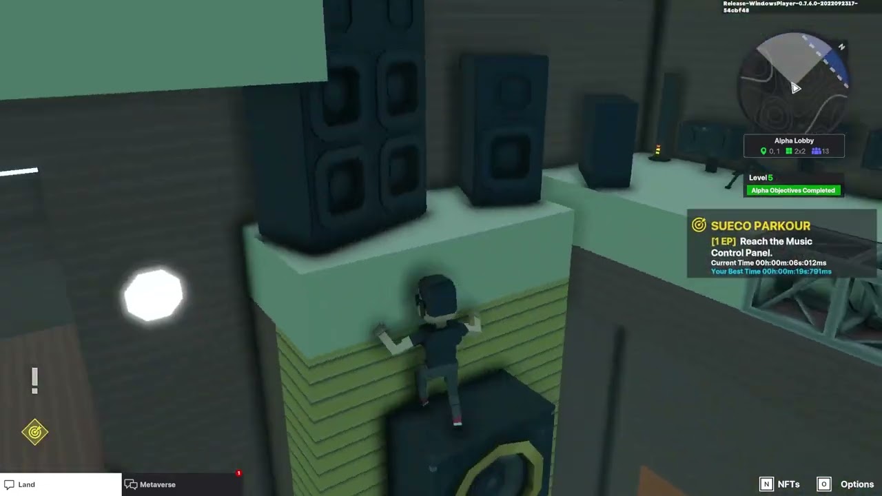 The Sandbox Speedrun !! Alpha lobby Sueco parkour !! 17sec !