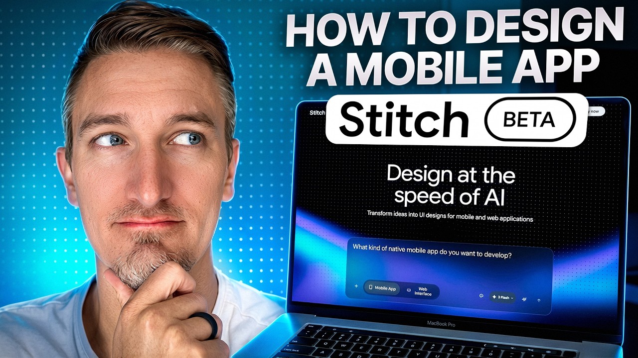 Google Stitch Tutorial: How to Design a Mobile App with AI in Minutes