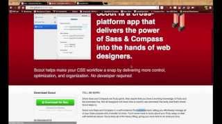 Famous Sass and Compass Tutorials - 1: Setting Up Profile