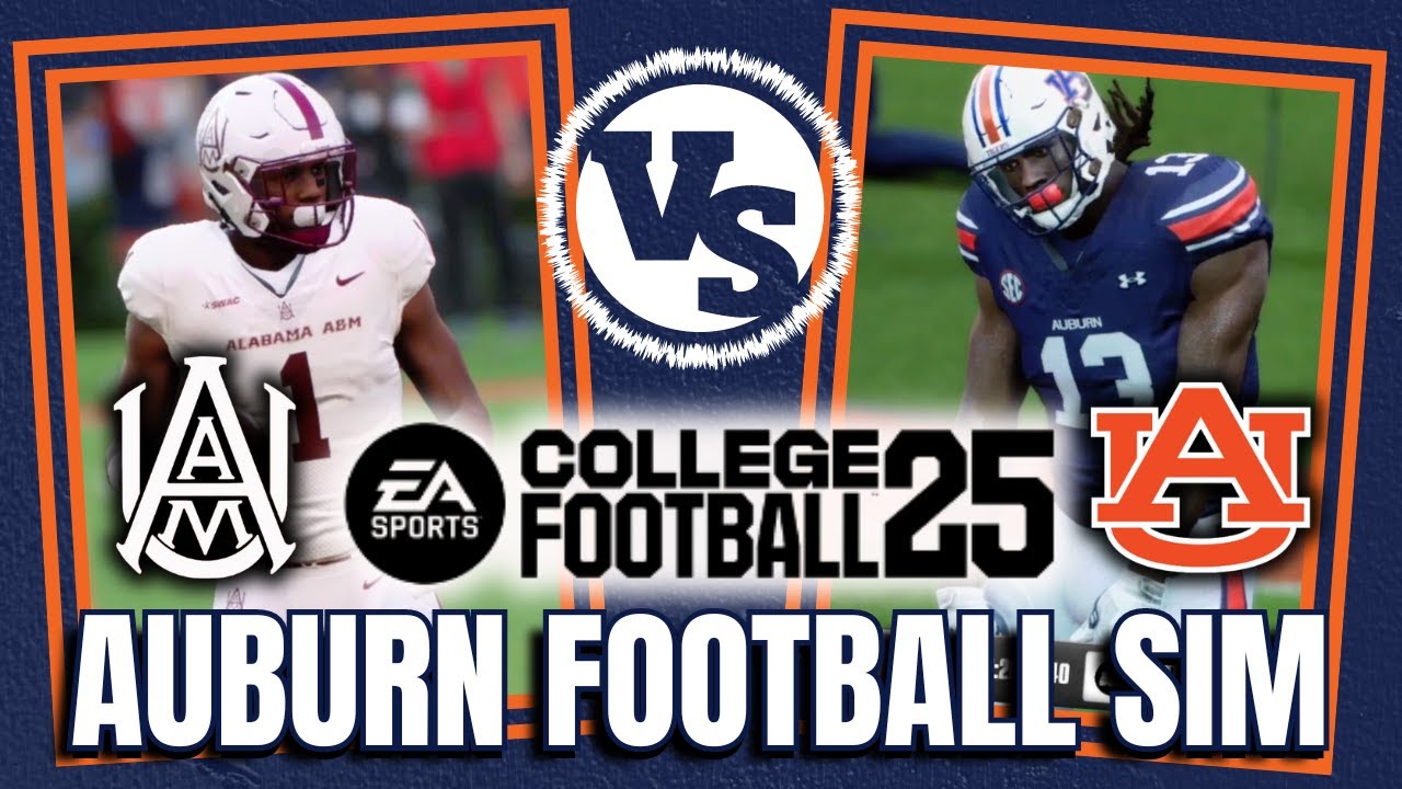 Auburn vs. Alabama A&M Week 1 Simulation | COLLEGE FOOTBALL 25 - YouTube