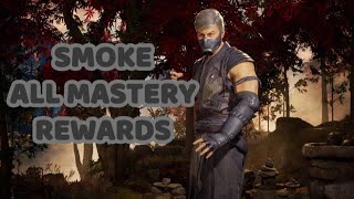 SMOKE All Mastery Rewards - Mortal Kombat 1