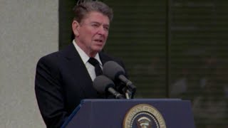 Ronald Reagans Eulogy At The Challenger Memorial