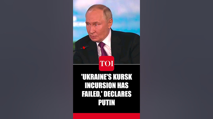 'Aim For Donbass': Putin Orders Russian Forces | 'Ukraine’s Kursk Incursion Failed'