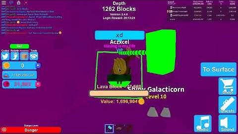 Getting below 1,000 Depth in Mining Simulator!!! (Roblox)