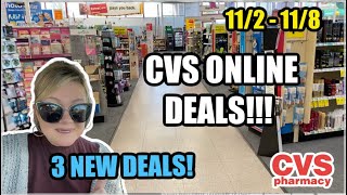 CVS ONLINE DEALS THRU 11/8 | 3 New Deals & More!