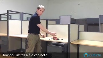 How to Install a Cubicle File Cabinet