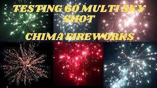 Testing kalyan60 from Chima Fireworks | multi colour multi shot | CST |