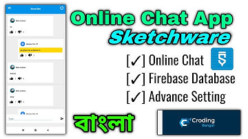 Online Chat App in Sketchware By Croding Bangla YT Make Advance Chat App in Sketchware বাংলা #Chat