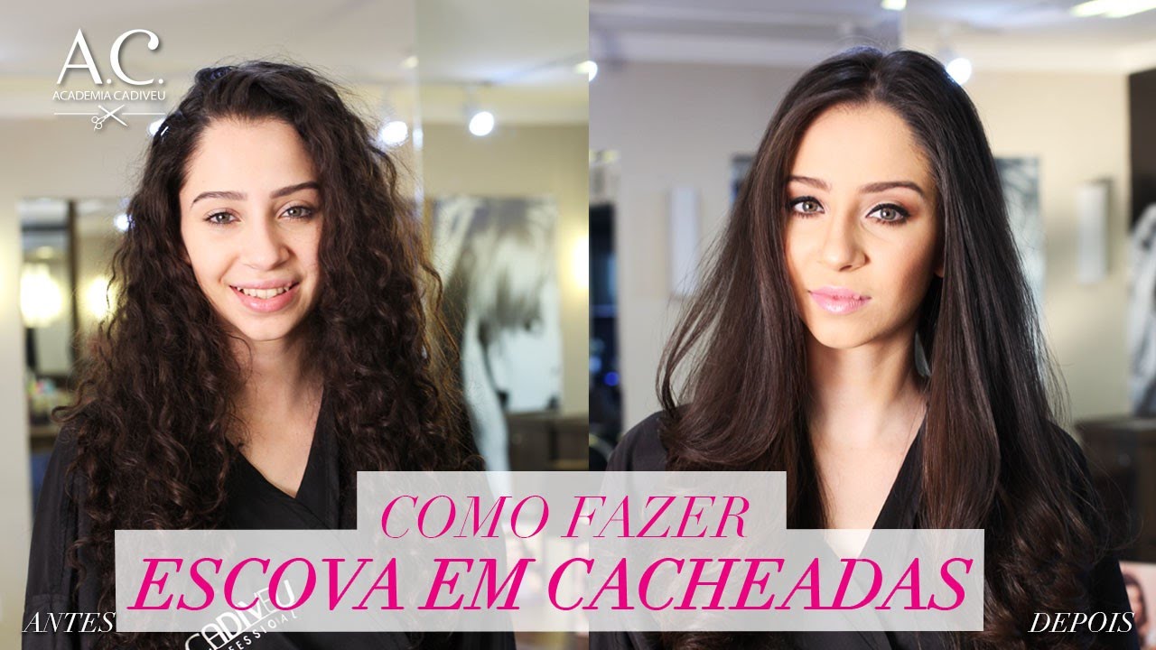 Como Fazer Escova Em Cabelos Cacheados