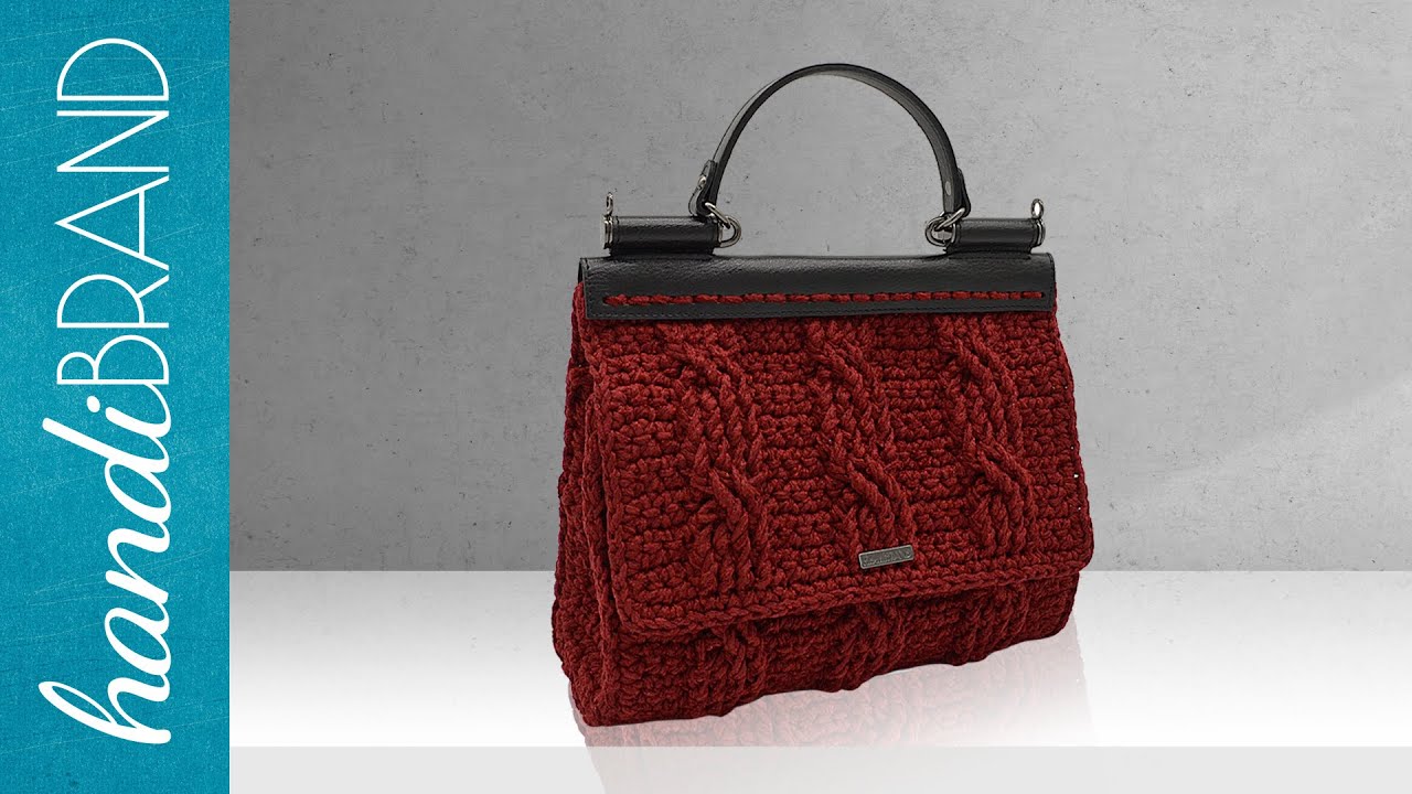 Πλεκτή Τσάντα Wool Dolce / Πλέξη Κοτσίδες | handiBRAND