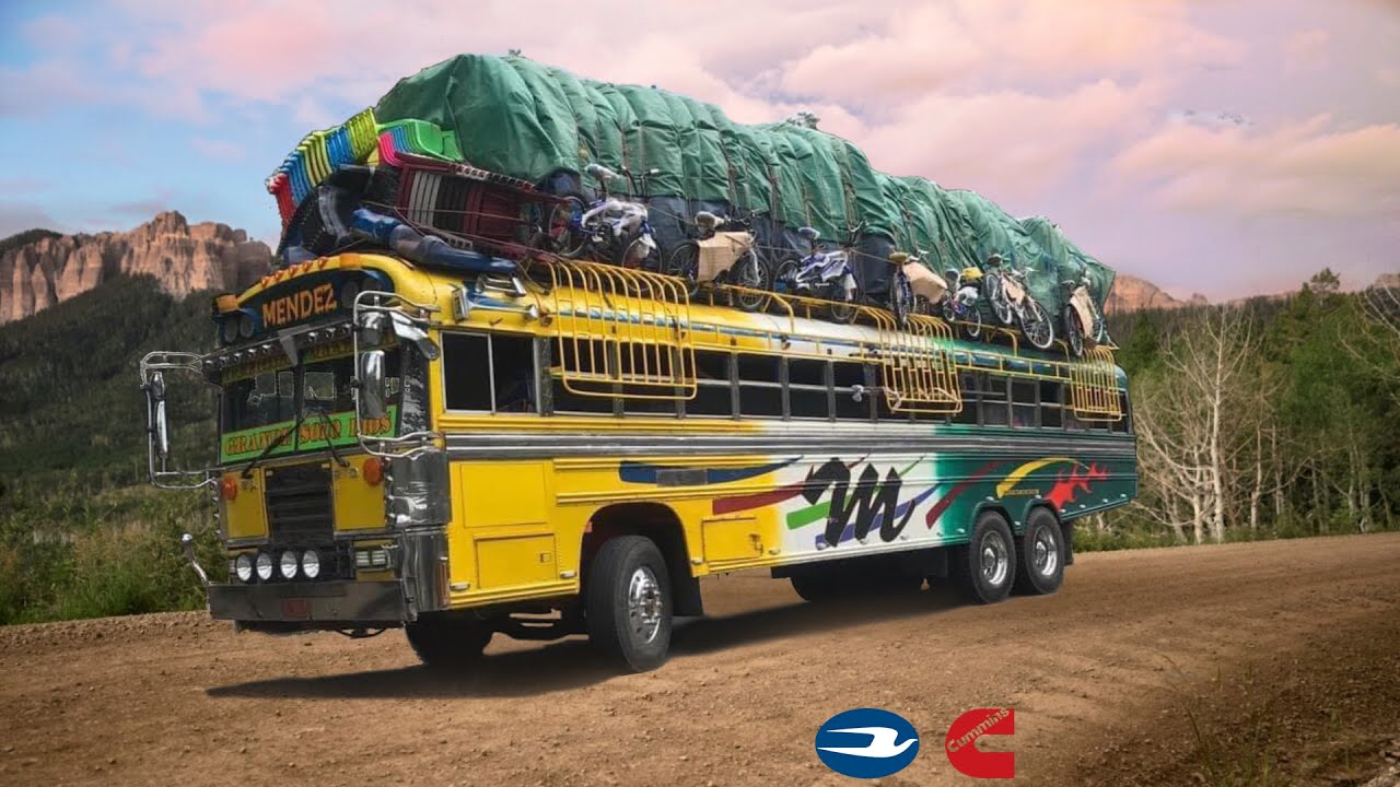 Bus Extremo Blue Bird #offroad  | Trans. Mendez 🇳🇮