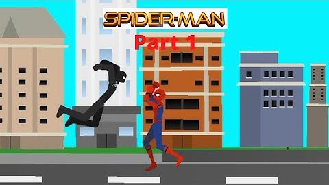 Spiderman vs Venom part 1 (STICKNODES ANIMATION)